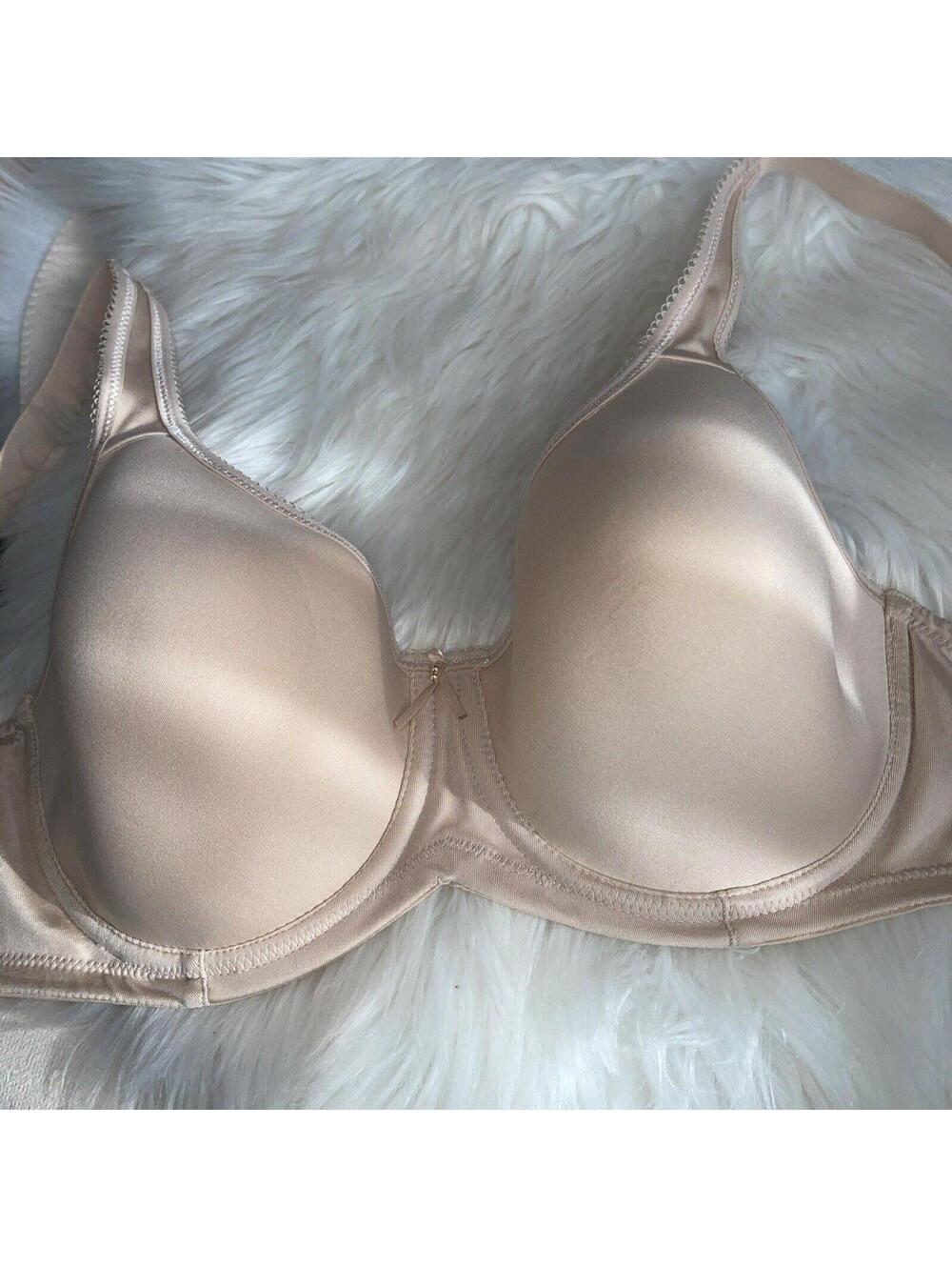 WACOAL WOMENS BASIC BEAUTY CONTOUR T-SHIRT BRA 853192 BEIGE 38C - Picture 5 of 6